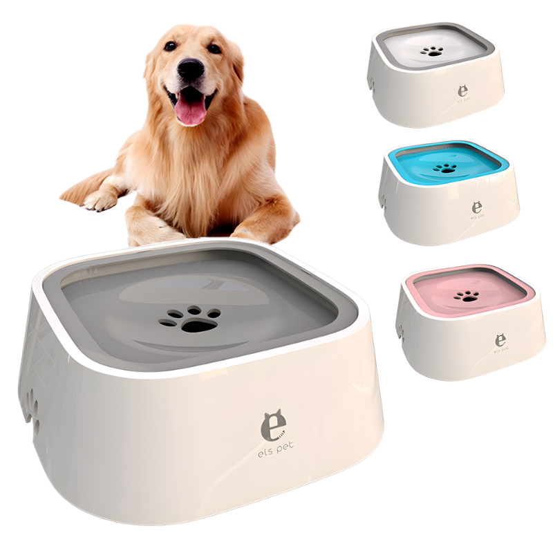 Dog & Cat Water Bowl Floating Inner Rim Spill-Proof