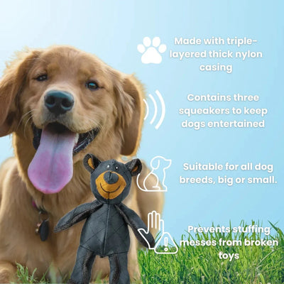 Dog Chew Toy Reinforced Core Textured Dental Surface