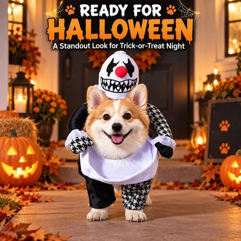 Dog Costume 3D Skeleton Illusion Padded Arms