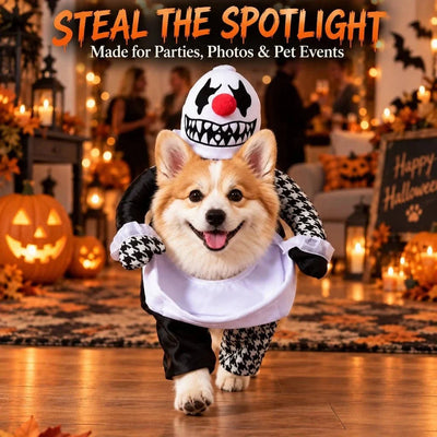 Dog Costume 3D Skeleton Illusion Padded Arms