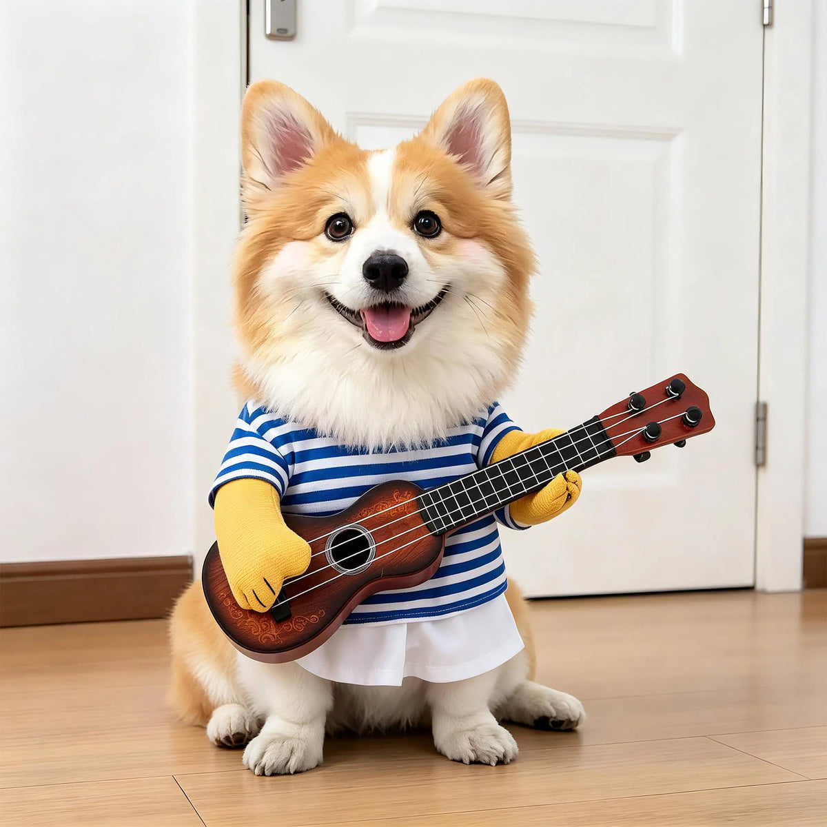 Dog Costume 3D Skeleton Illusion Padded Arms