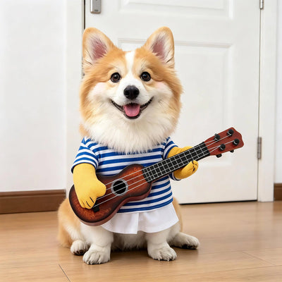 Dog Costume 3D Skeleton Illusion Padded Arms
