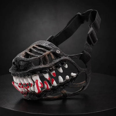 Dog Muzzle Silicone Open-Frame Monster Teeth