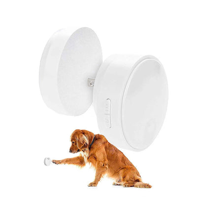 Dog Potty Doorbell Battery-Free Wireless LED & Custom Tones