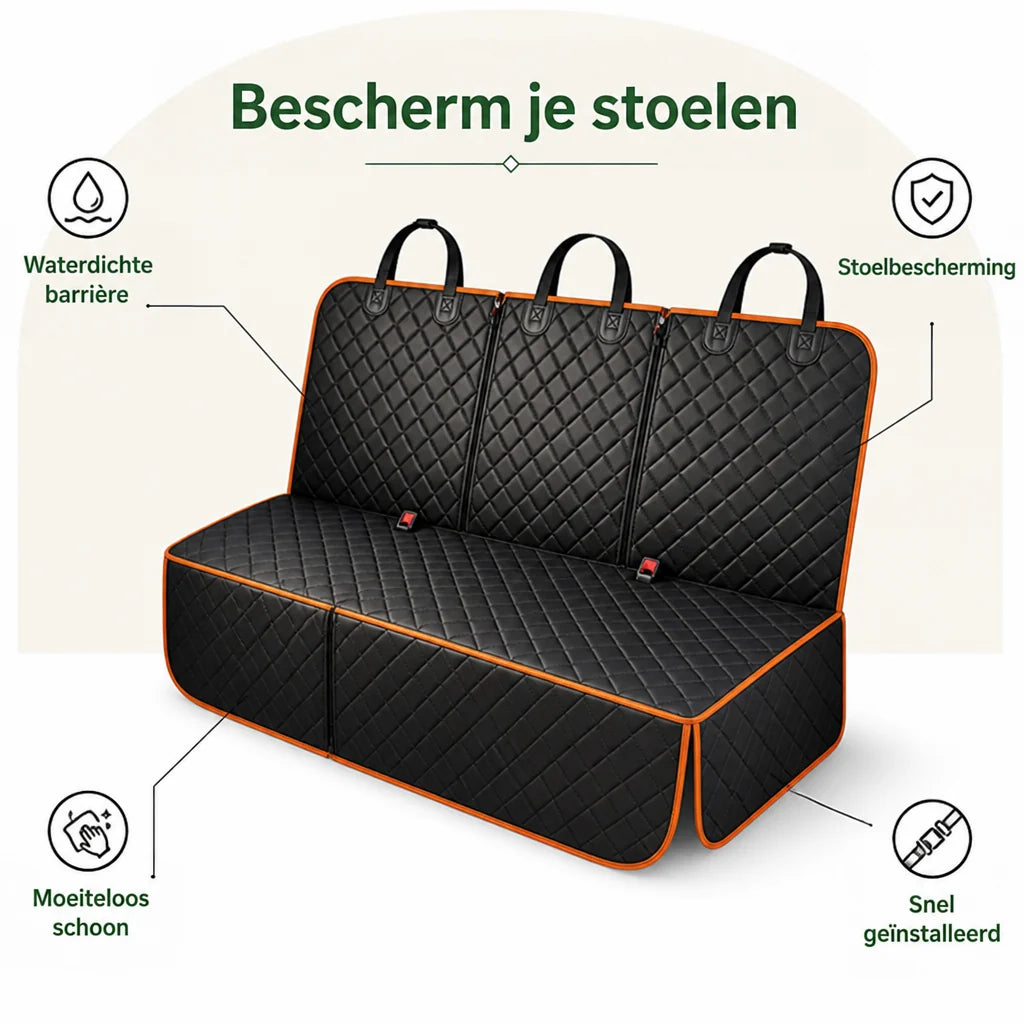 Dog Rear Seat Cover Waterproof Non-Slip Hammock