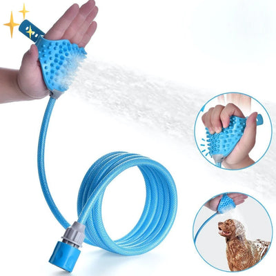 Dog Shower Glove One-Step Wash & Brush