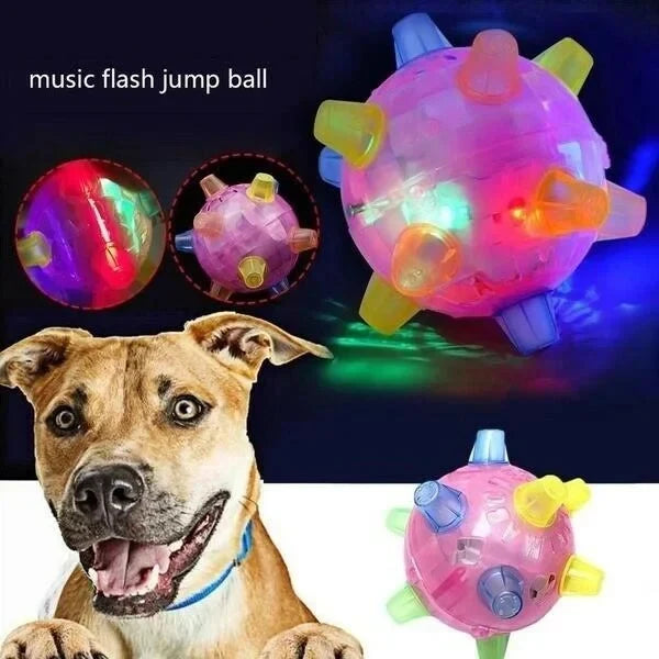 Dog Toy Touch-Activated Jumping Pet-Safe