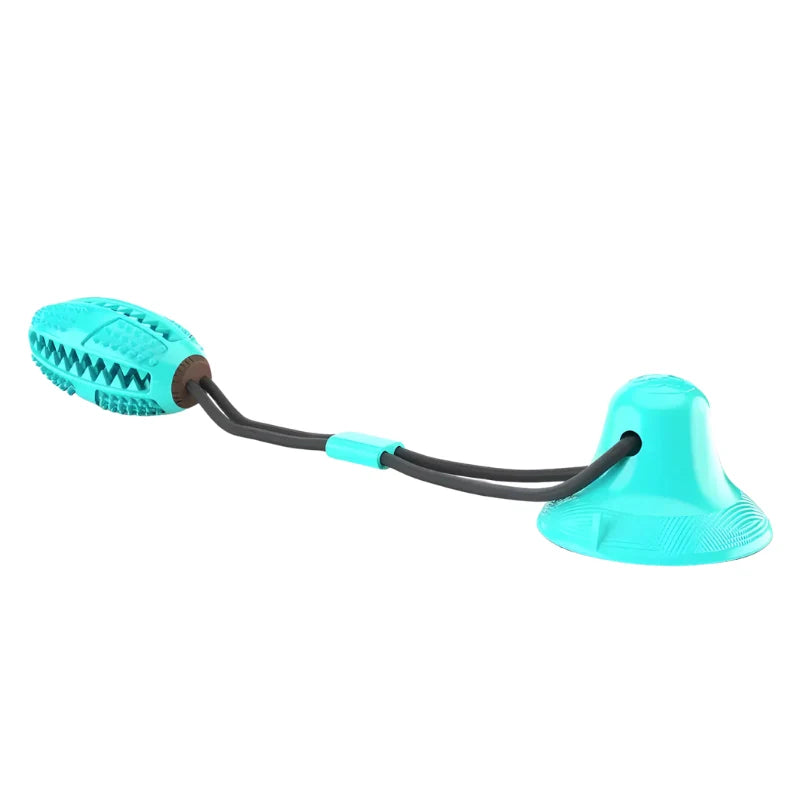 Dog Toy Treat Dispenser Suction Cup & Tug Rope