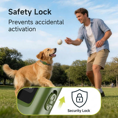 Dog Training Collar Dual-Channel Remote Waterproof 3,300 Ft Range