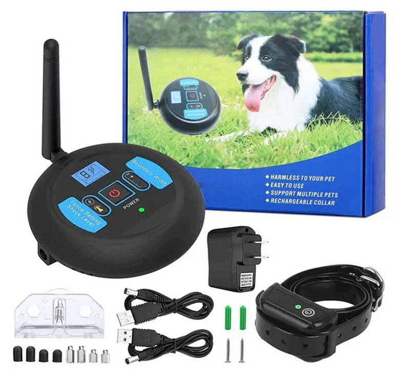 Dog Training Collar Wireless Boundary Waterproof 656-Foot Range