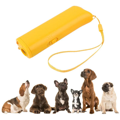Dog Training Device Ultrasonic Portable LED Flashlight