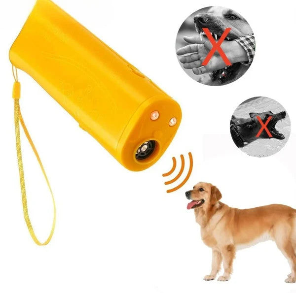 Dog Training Device Ultrasonic Portable LED Flashlight