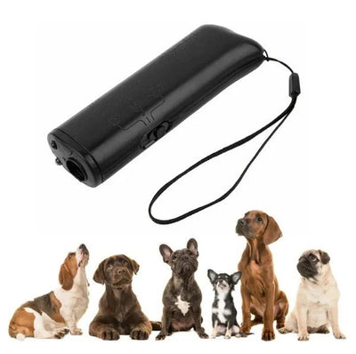 Dog Training Device Ultrasonic Portable LED Flashlight