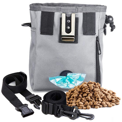Dog Training Treat Pouch Weatherproof Nylon Waste Bag Dispenser