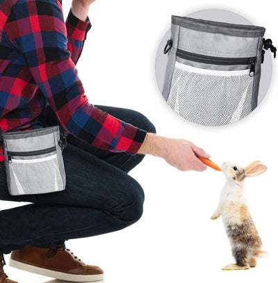 Dog Training Treat Pouch Weatherproof Nylon Waste Bag Dispenser