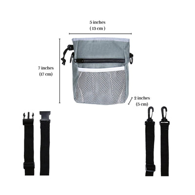 Dog Training Treat Pouch Weatherproof Nylon Waste Bag Dispenser