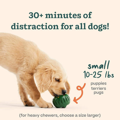 Dog Treat Ball Controlled Dispensing Natural Rubber