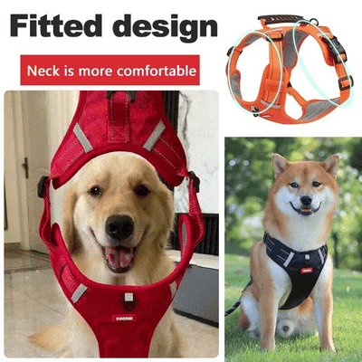 Dog Vest Gentle No-Pull 360° Reflective Adjustable Fit