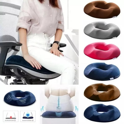 Donut Seat Cushion High-Density Memory Foam Pressure Relief