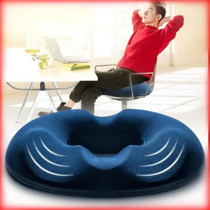 Donut Seat Cushion High-Density Memory Foam Pressure Relief