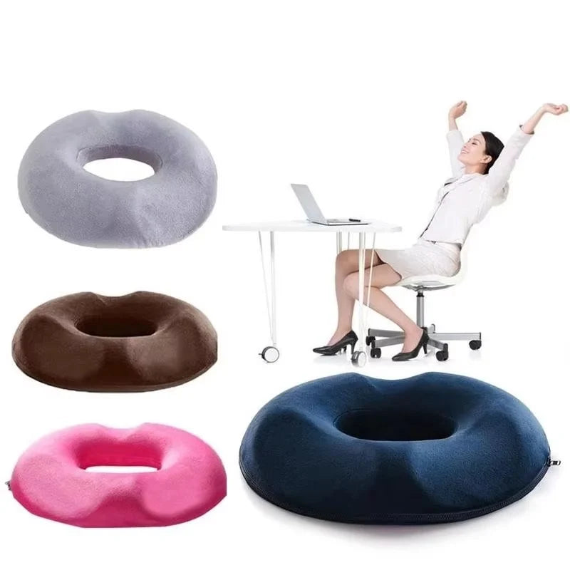 Donut Seat Cushion High-Density Memory Foam Pressure Relief