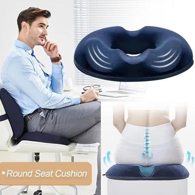 Donut Seat Cushion High-Density Memory Foam Pressure Relief