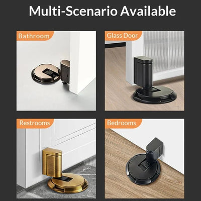 Door Stopper Adjustable Adhesive or Screw Mount Fits Gaps up to 0.98 Inches