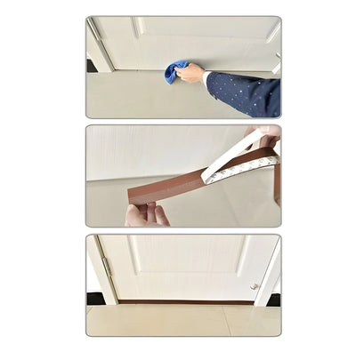 Door & Window Seal Strip Flexible Peel-and-Stick Draft Barrier