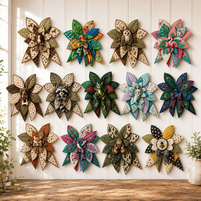 Door Wreath Sewing Kit Forest Fox Complete Beginner-Friendly