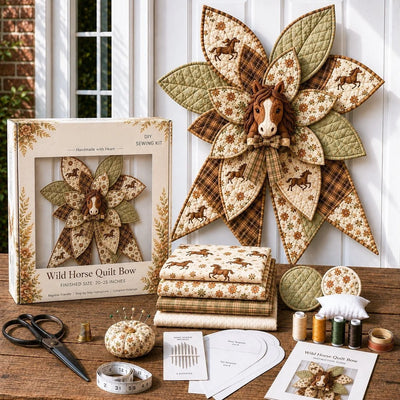 Door Wreath Sewing Kit Forest Fox Complete Beginner-Friendly