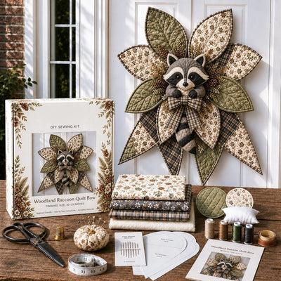Door Wreath Sewing Kit Forest Fox Complete Beginner-Friendly