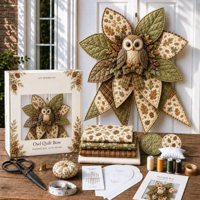 Door Wreath Sewing Kit Forest Fox Complete Beginner-Friendly
