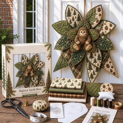 Door Wreath Sewing Kit Forest Fox Complete Kit