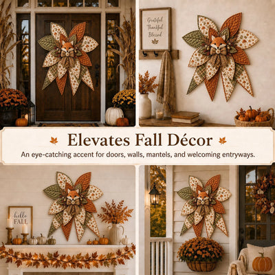 Door Wreath Sewing Kit Forest Fox Complete Kit