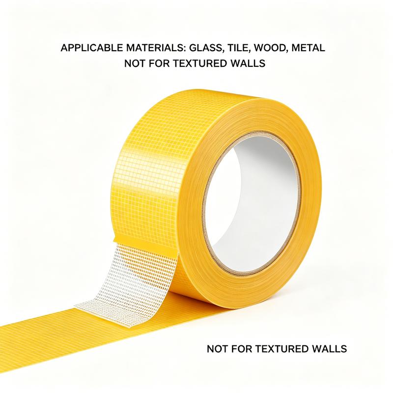 Double-Sided Tape Tear-Resistant Fabric Residue-Free 20m Roll