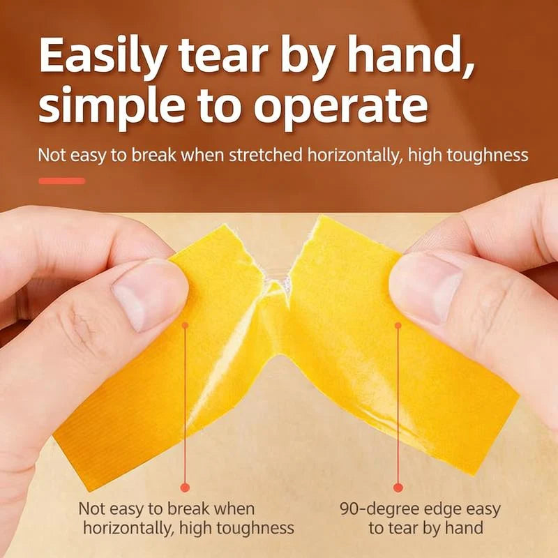 Double-Sided Tape Tear-Resistant Fabric Residue-Free 20m Roll
