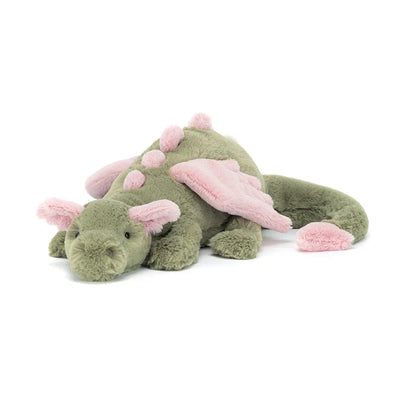 Dragon Plush Toy Extra-Soft With Embroidered Face & Wings