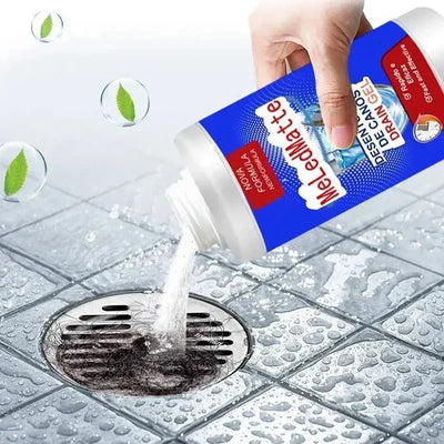 Drain Cleaner Fizzing Powder Dissolves Grease & Hair