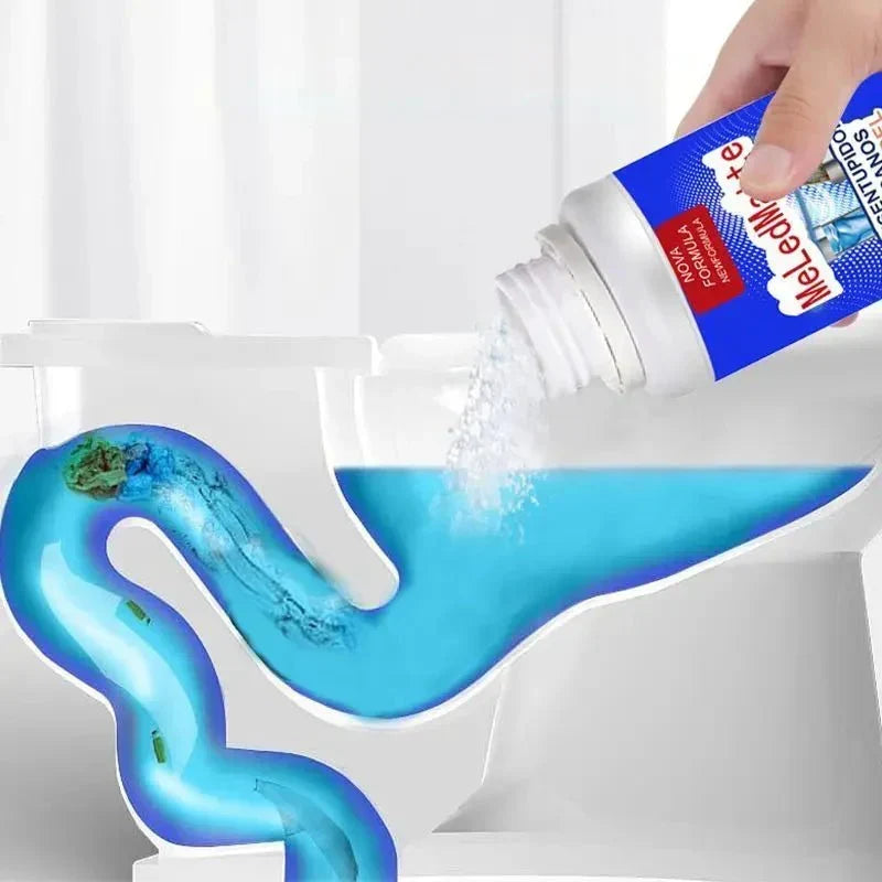 Drain Cleaner Fizzing Powder Dissolves Grease & Hair