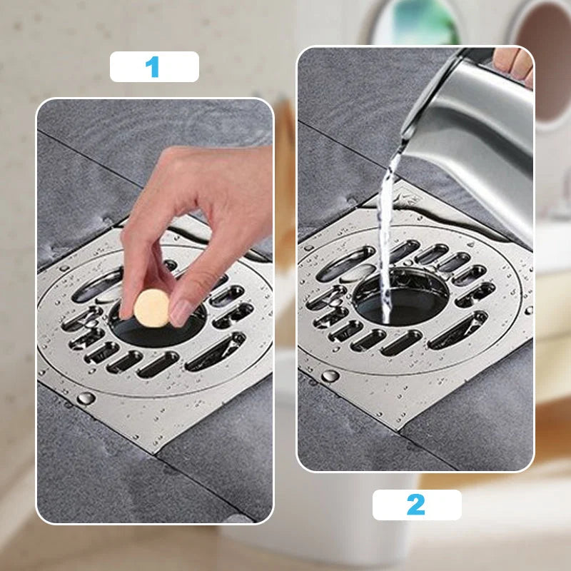 Drain Cleaner Tabs Fizzy Deep Clean 12 Pack