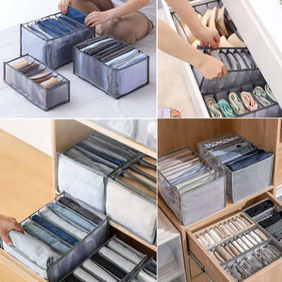 Drawer Organizer Seven Compartments Washable Reinforced Edges