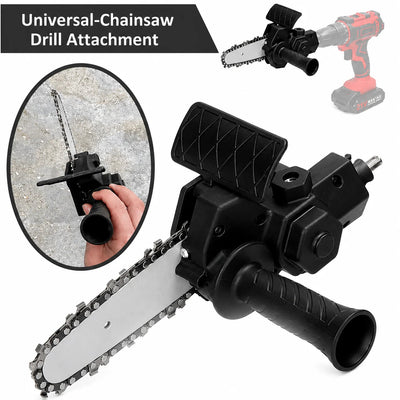 Drill Chainsaw Attachment 4 Inch Tungsten Chain Lightweight