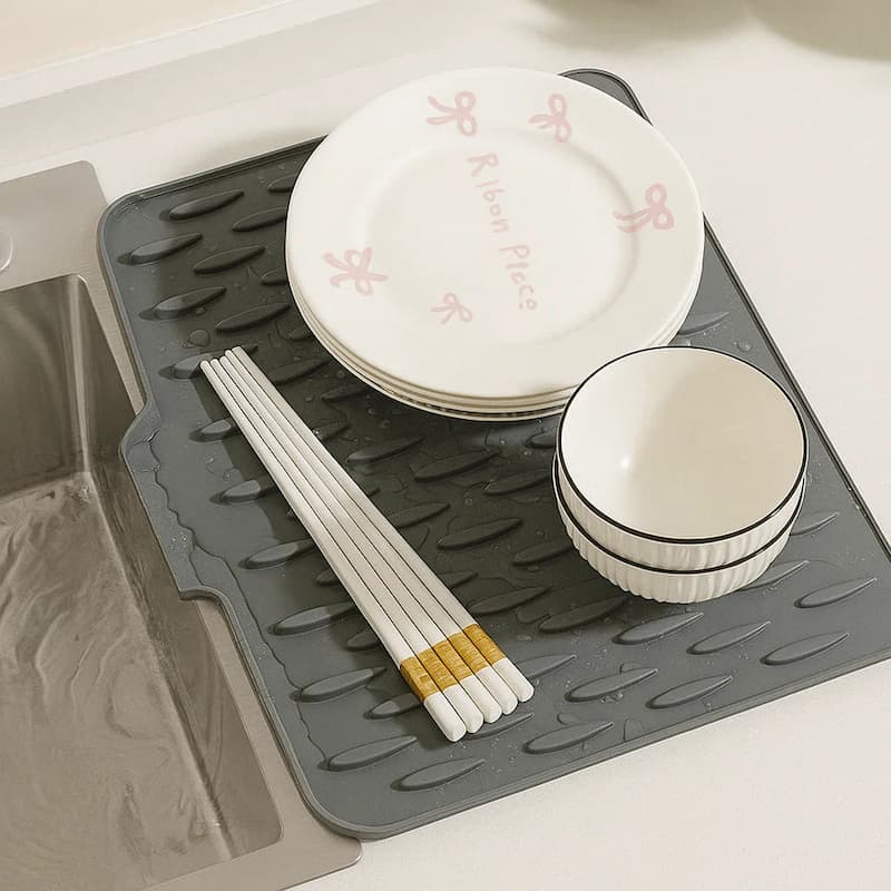 Drip Mat Sloped Drainage Heat-Resistant Silicone