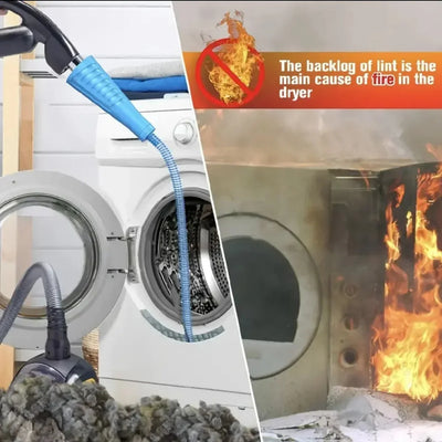 Dryer Vent Cleaner Flexible Long-Reach Attachment
