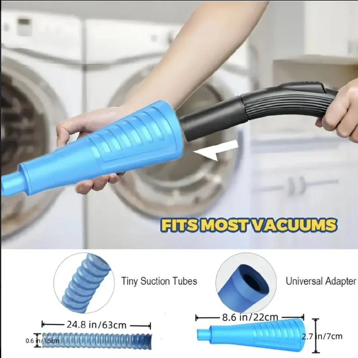 Dryer Vent Cleaner Flexible Long-Reach Attachment
