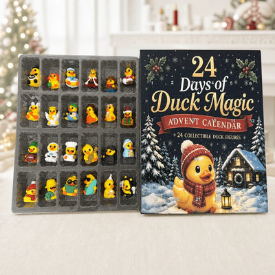 Duck Advent Calendar 24 Mini Figures Collectible Figures