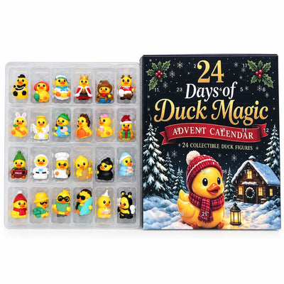 Duck Advent Calendar 24 Mini Figures Collectible Figures
