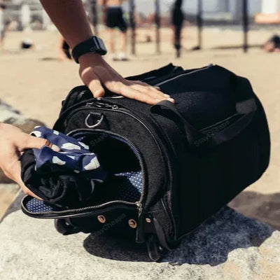 Duffle Bag Convertible Garment Carrier Separate Shoe Compartment