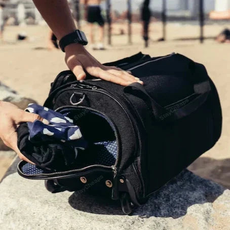 Duffle Bag Convertible Garment Carrier Separate Shoe Compartment