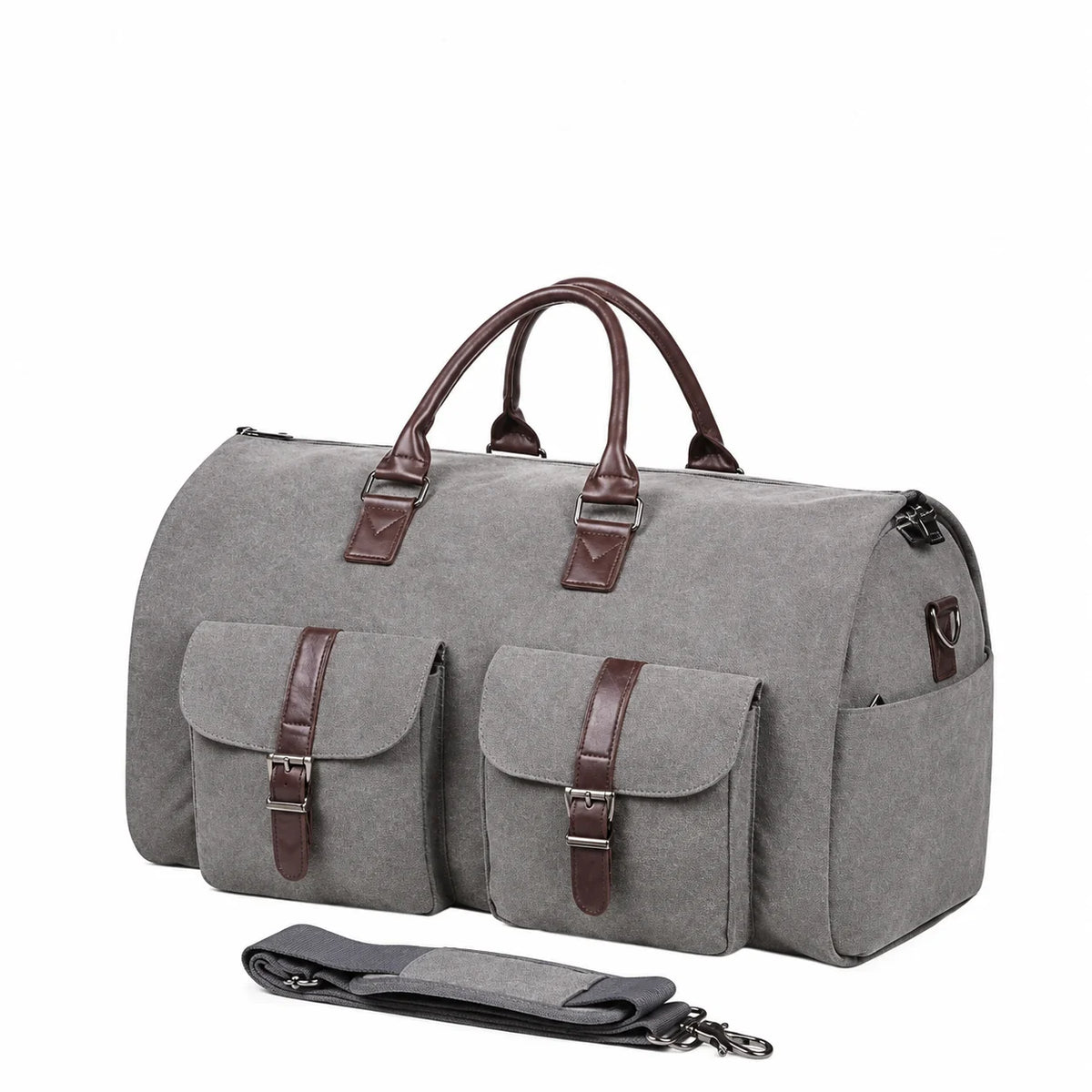 Duffle Bag Convertible Garment Carrier Separate Shoe Compartment
